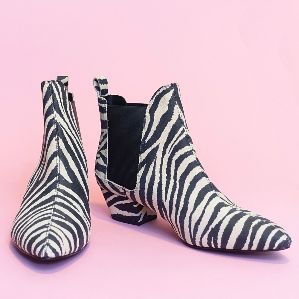 Zebra Chelsea Boot | size 41